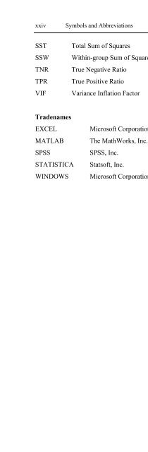 Applied Statistics Using SPSS, STATISTICA, MATLAB and R