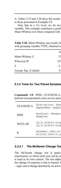 Applied Statistics Using SPSS, STATISTICA, MATLAB and R