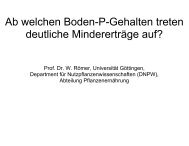 P-Gehaltsklassen nach VDLUFA-Standpunkt, Sept. 1997