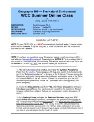 GEOG 101 (Online) Syllabus (Summer 2012) - Windward ...