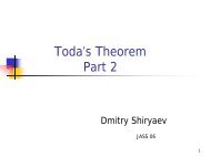 Toda's Theorem II [PDF]