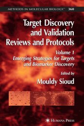 Target Discovery and Validation Reviews and Protocols