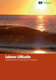 Lobster LOGsuite - Lobster GmbH