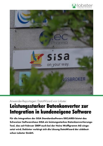 Leistungsstarker Datenkonverter zur Integration in ... - Lobster GmbH
