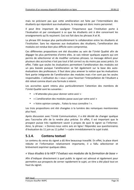 François STAUFFER (PDF - 2739 Ko) - HEP Vaud