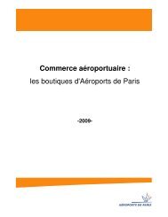 Commerce aéroportuaire : les boutiques d'Aéroports de Paris