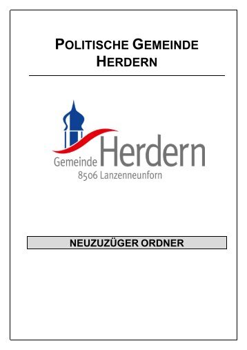 Neuzuzügerinformationen [PDF, 417 KB] - Gemeinde Herdern