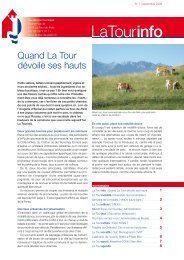 bulletin d'infos - La Tour-de-Peilz