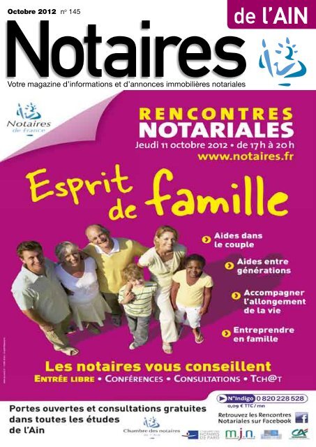 rencontres notariales octobre 2012