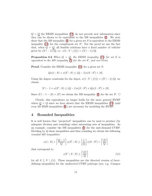 Reverse Multistar Inequalities and Vehicle Routing ... - IASI-CNR