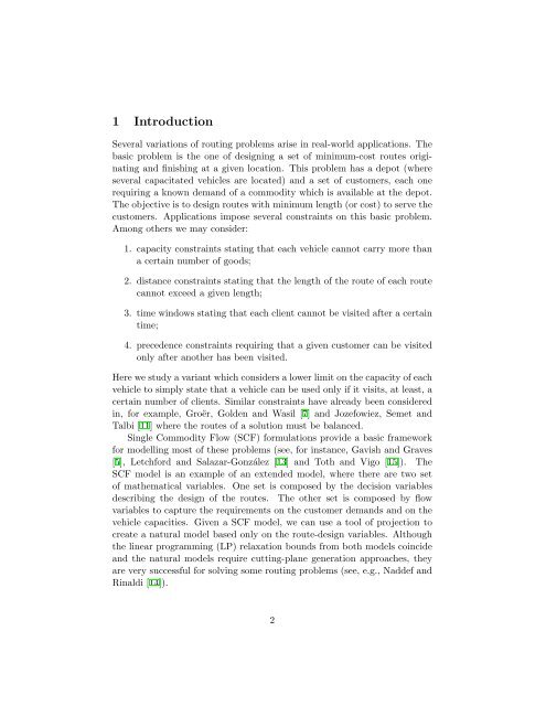 Reverse Multistar Inequalities and Vehicle Routing ... - IASI-CNR