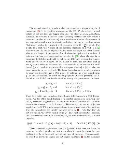 Reverse Multistar Inequalities and Vehicle Routing ... - IASI-CNR