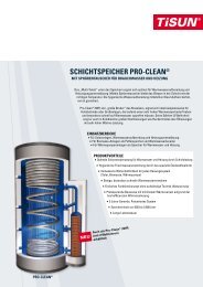SCHICHTSPEICHER PRO-CLEAN® - Sonnergie GmbH