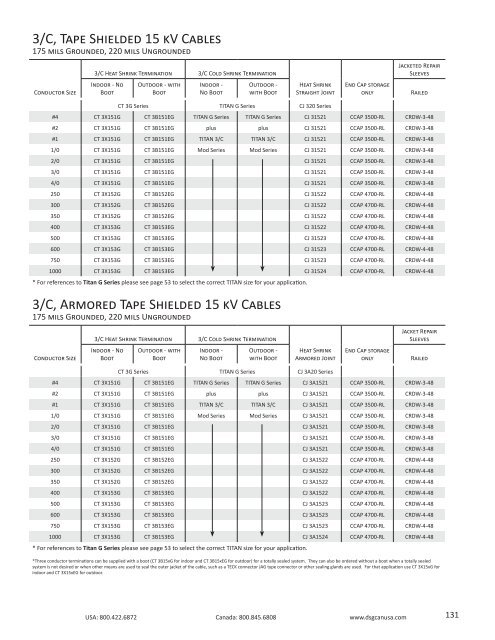 Medium Voltage Catalog - DSG-Canusa