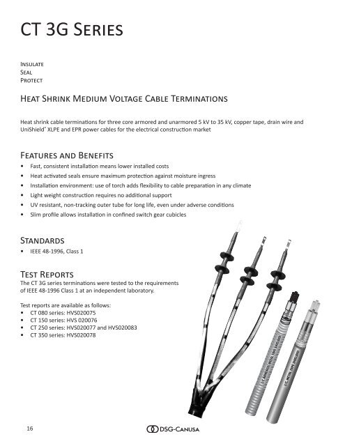 Medium Voltage Catalog - DSG-Canusa