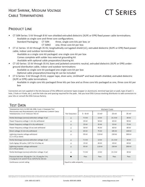 Medium Voltage Catalog - DSG-Canusa