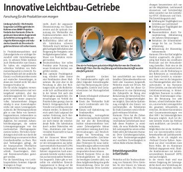 Innovative Leichtbau-Getriebe - Harmonic Drive AG