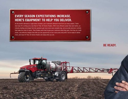 Titan 30 Series Floaters Brochure - Case IH