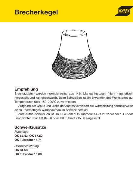 Handbuch für das Reparatur- und Instand- haltungsschweißen - Esab