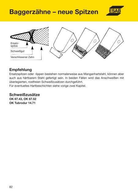 Handbuch für das Reparatur- und Instand- haltungsschweißen - Esab