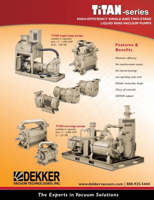 The Experts in Vacuum Solutions - Dekker Vacuum Technologies