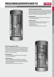 frischwasserspeicher fs/1r - TiSUN Solaranlagen