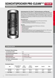 SCHICHTSPEICHER PRO-CLEANPLUS - TiSUN Solaranlagen