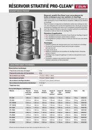 réservoir stratifié pro-clean® 2wr - TiSUN