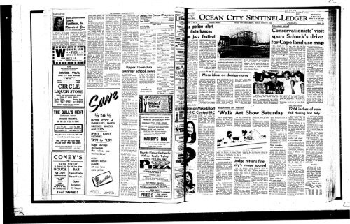 OCEAN CITY On-Line Newspaper SENTINEL-LEDGER Archives 