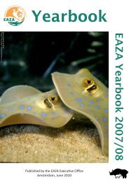 EAZA Yearbook 2007/2008 - European Association of Zoos and ...