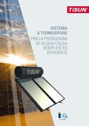 Brochure relative ai prodotti - TiSUN