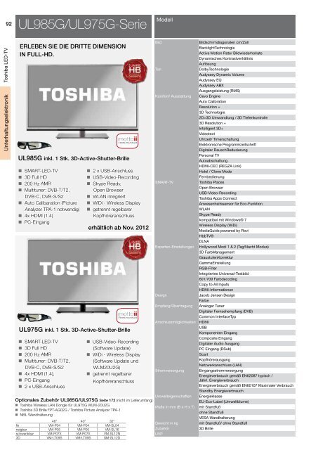 PRODUKTKATALOG - HB Europe