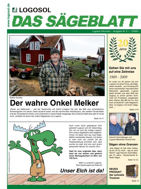 Das Sägeblatt Nr. 9 (2,77 MB) - bei Logosol Deutschland