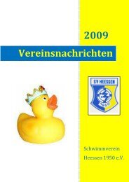 Vereinsheft 2009 - SV Heessen 1950 eV