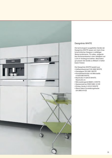 Download Katalog MIELE (pdf) - Tischlerei Gasser