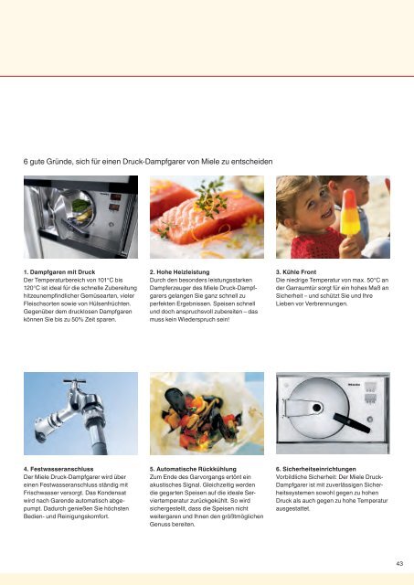 Download Katalog MIELE (pdf) - Tischlerei Gasser