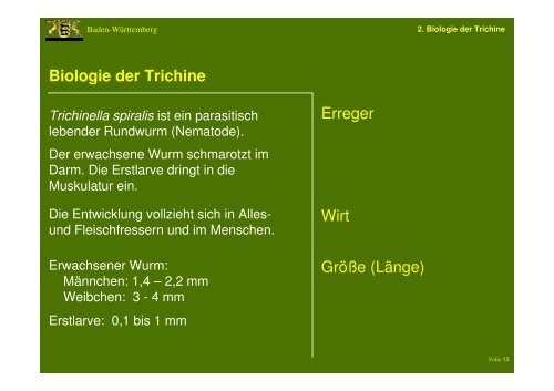 Entnahme von Proben beim Wildschwein zur ... - Landkreis LÃ¶rrach