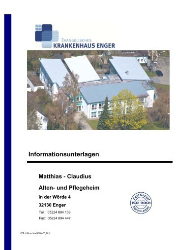 finden Sie die Informationsbroschüre des Matthias-Claudius