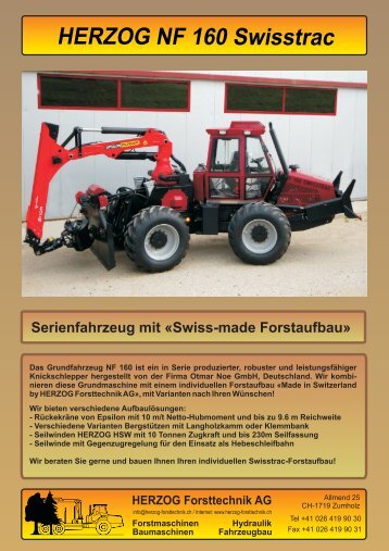 NF 160 Swisstrac - Herzog Forsttechnik