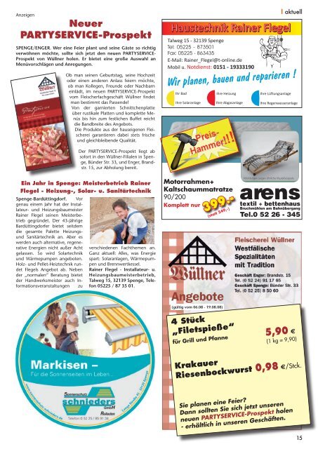 Ausgabe August 2008 - Extrablatt