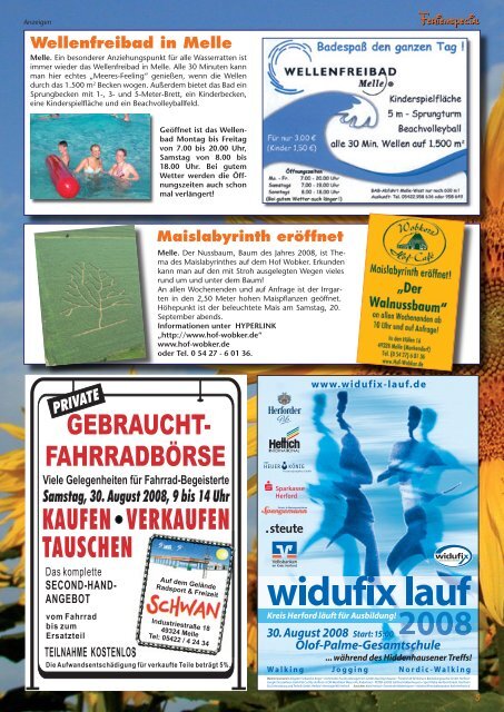 Ausgabe August 2008 - Extrablatt