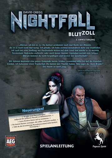 Nightfall Blutzoll - Anleitung - Pegasus Spiele