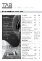 Jahresinhaltsverzeichnis 2007 - tab