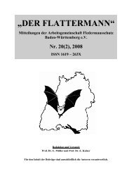 der flattermann - Arbeitsgemeinschaft Fledermausschutz Baden ...
