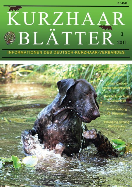 2011.09.12 - DKV-Blatt-III-2011.pub - Deutsch-Kurzhaar-Verband e.V.