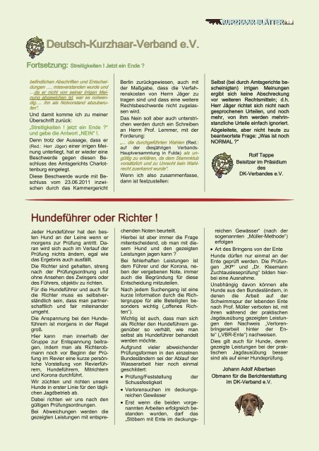 2011.09.12 - DKV-Blatt-III-2011.pub - Deutsch-Kurzhaar-Verband e.V.