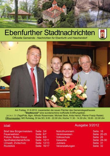 Ebenfurther Stadtnachrichten vom September 2012