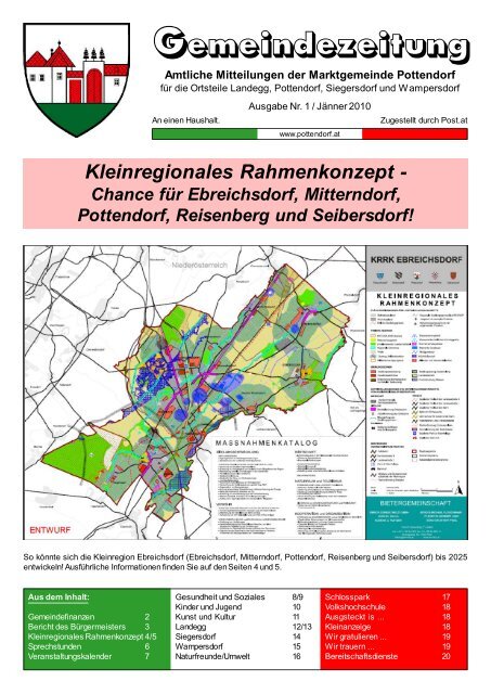 Gemeindezeitung - Marktgemeinde Pottendorf