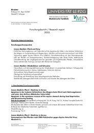 Forschungsbericht / Research report 2003 - Veterinärmedizinische ...