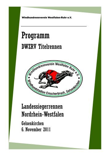 06.11.2011 - WRV Westfalen-Ruhr e.V.